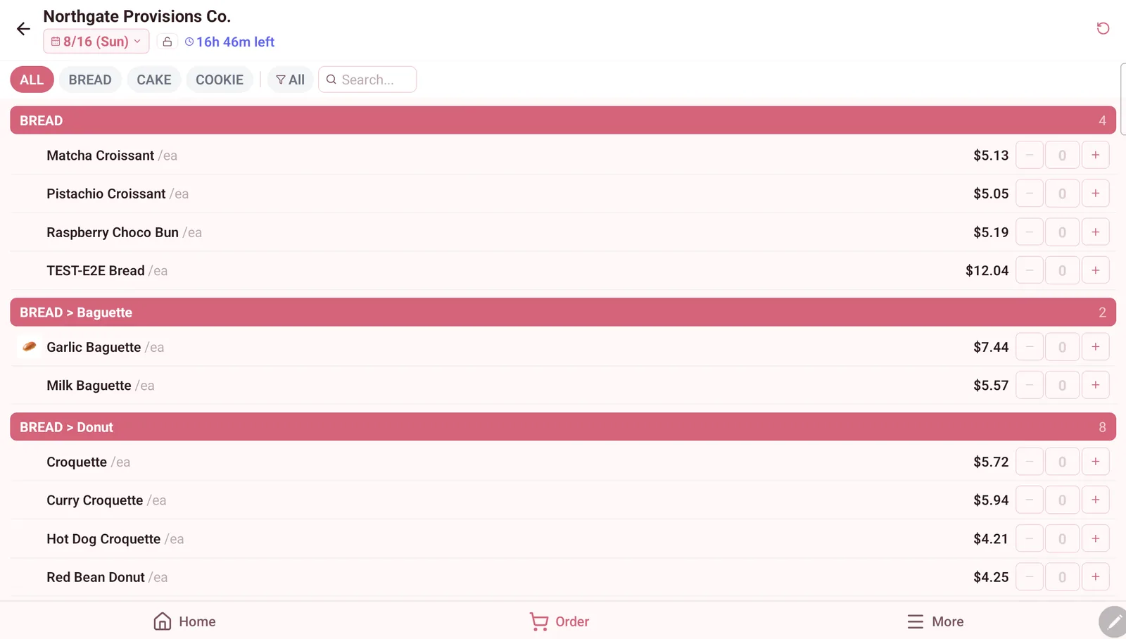 Smart Order Coordinator — Ordering